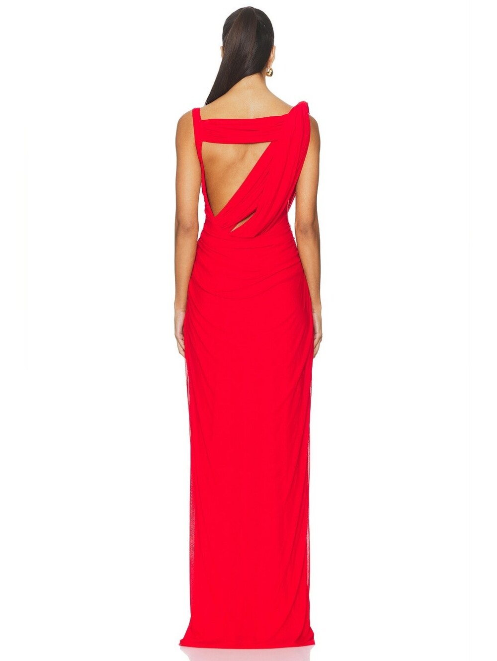 NWT $405 DEME BY GABRIELLA Adriana Dress in Red Medium See Description - Picture 3 of 9